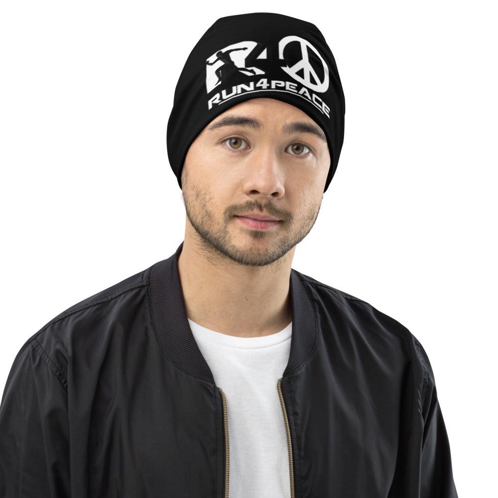 Run4peace Blk/wht Beanie