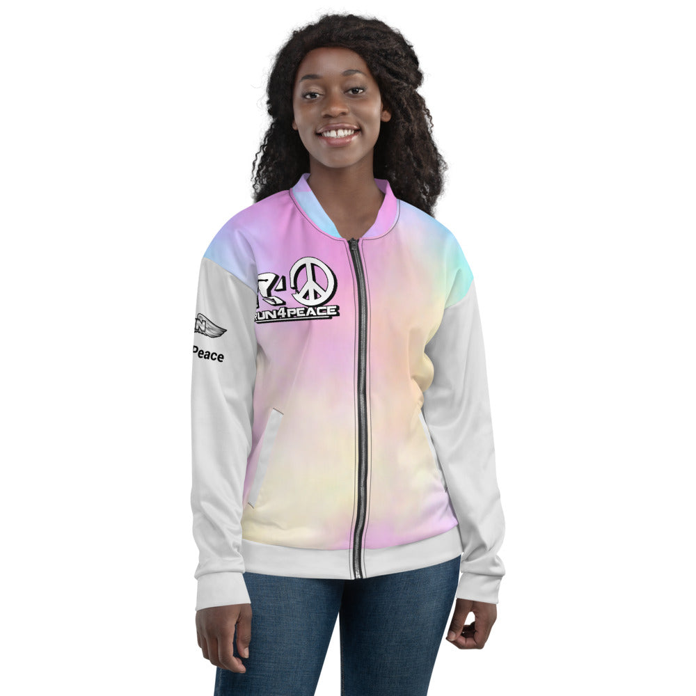 Run4peace Cotton Candy Bomber Jacket
