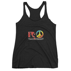 Tank top #Run4peace ColorBurst Women's tank top