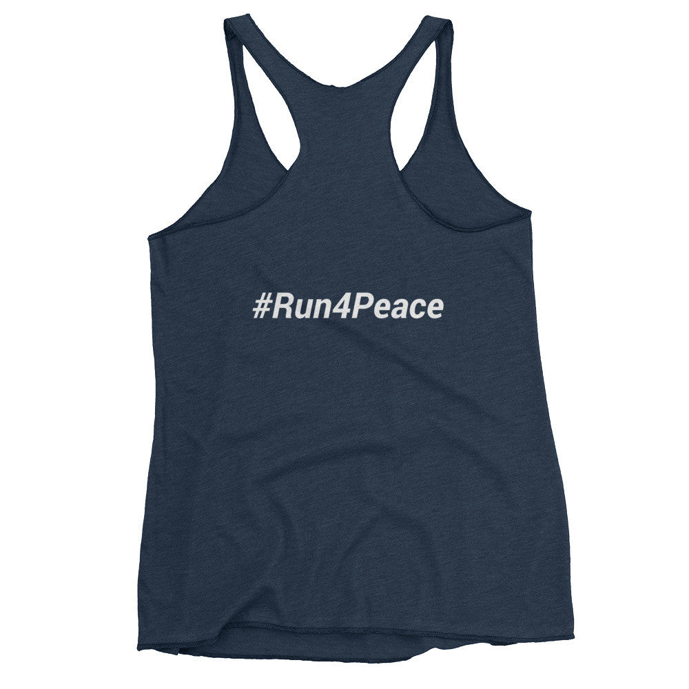 Tank top #Run4peace ColorBurst Women's tank top