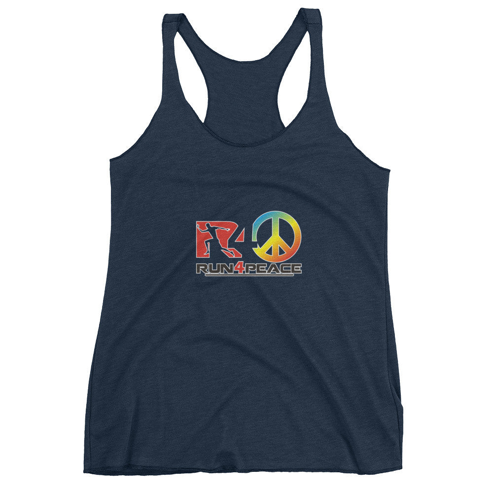 Tank top #Run4peace ColorBurst Women's tank top
