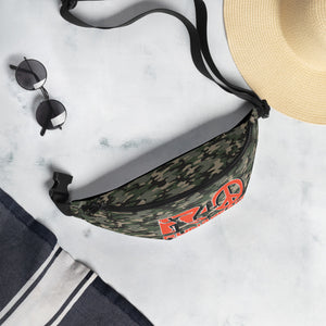 Run4peace Camo/Orange Fanny Pack