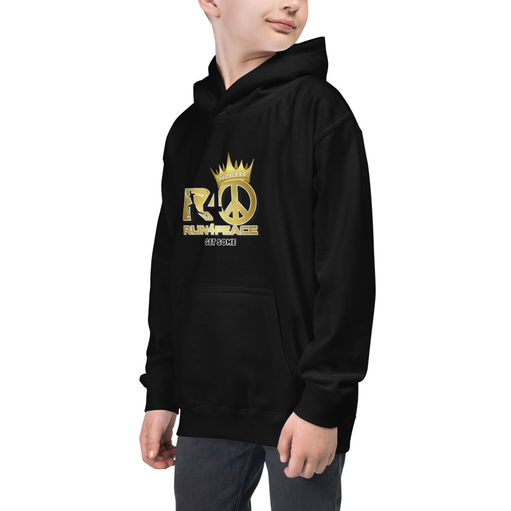 Kids Run4peace peace is King Hoodie