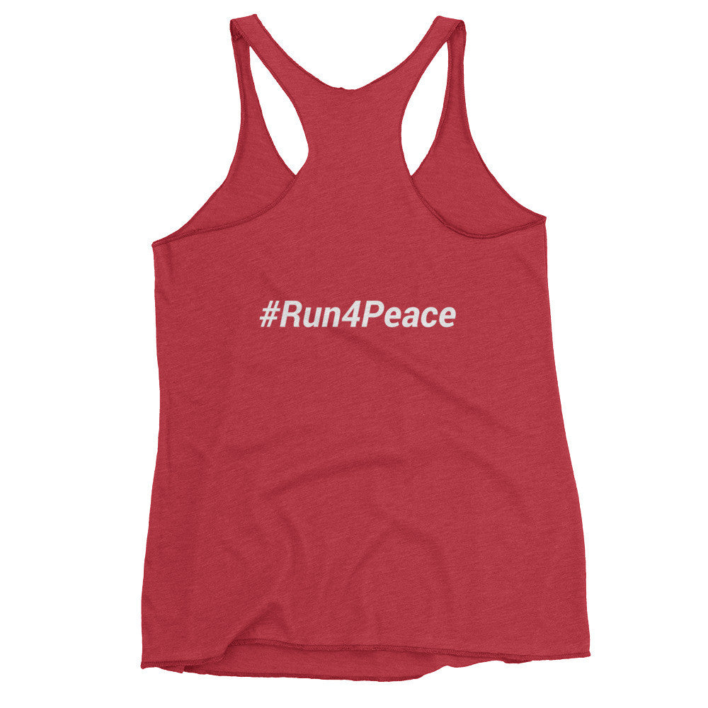 Tank top #Run4peace ColorBurst Women's tank top