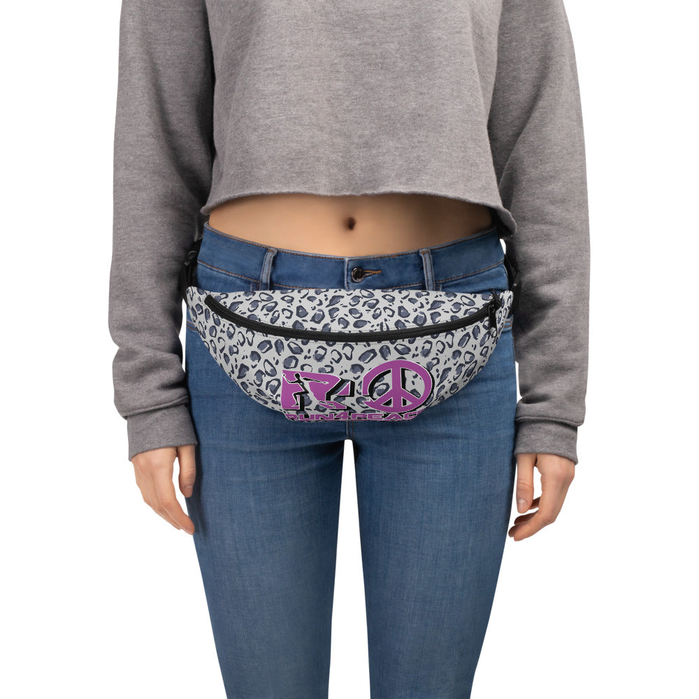 Run4peace Leopard/Purple Fanny Pack