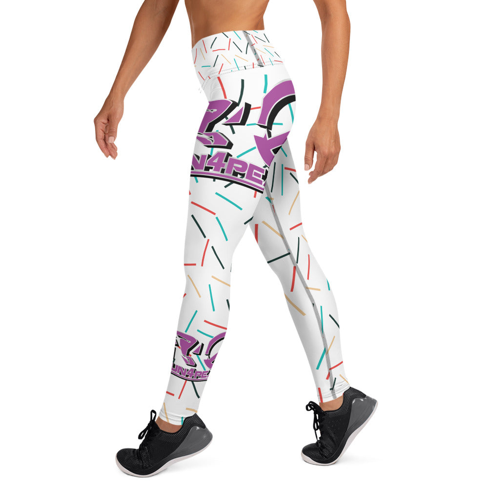 Run4peace Sprinkles/Purple Leggings