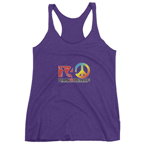 Tank top #Run4peace ColorBurst Women's tank top