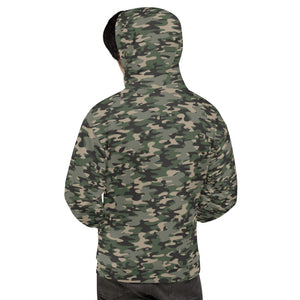 Camo/Infrared orange hoodie