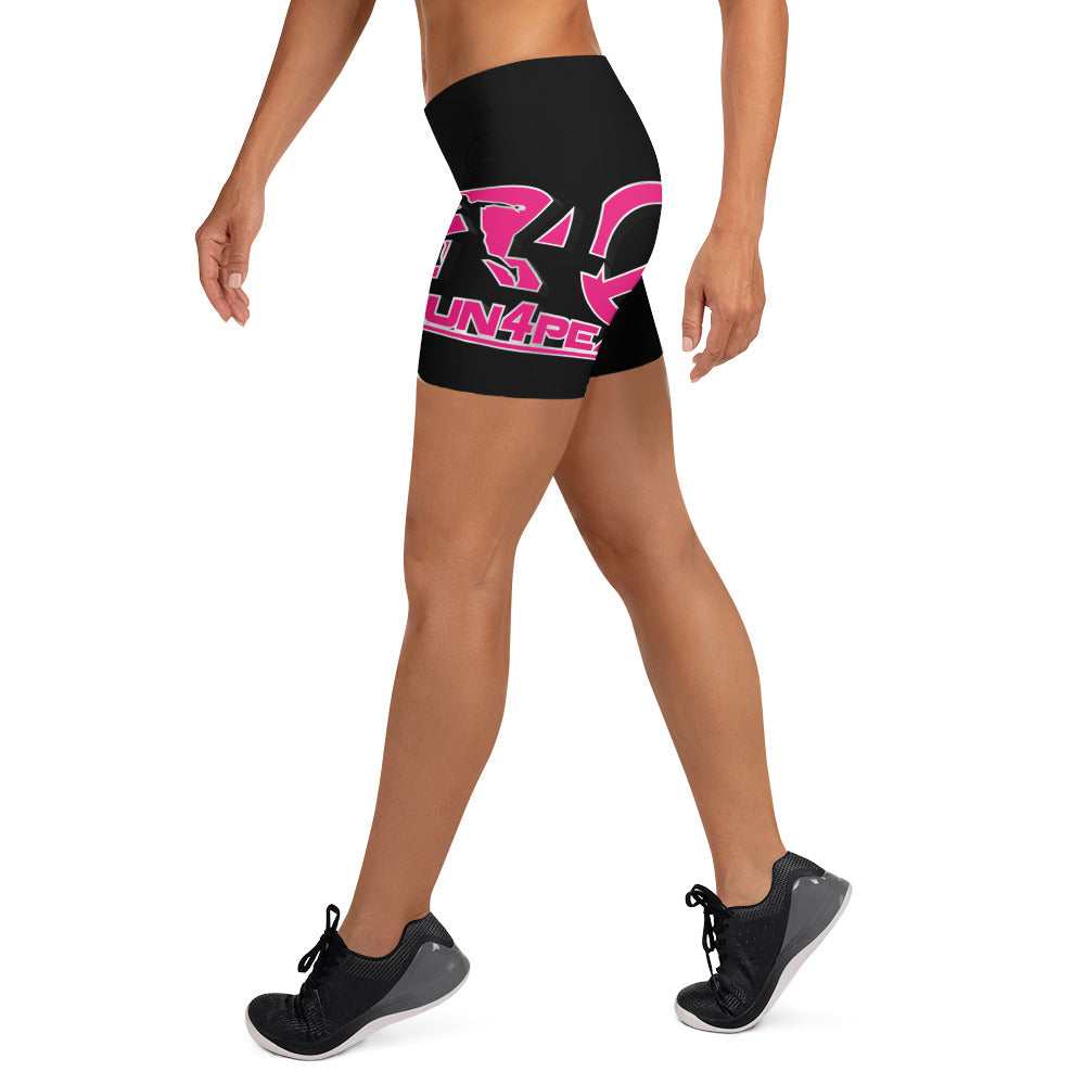 Run4peace Blk/Pink Shorts