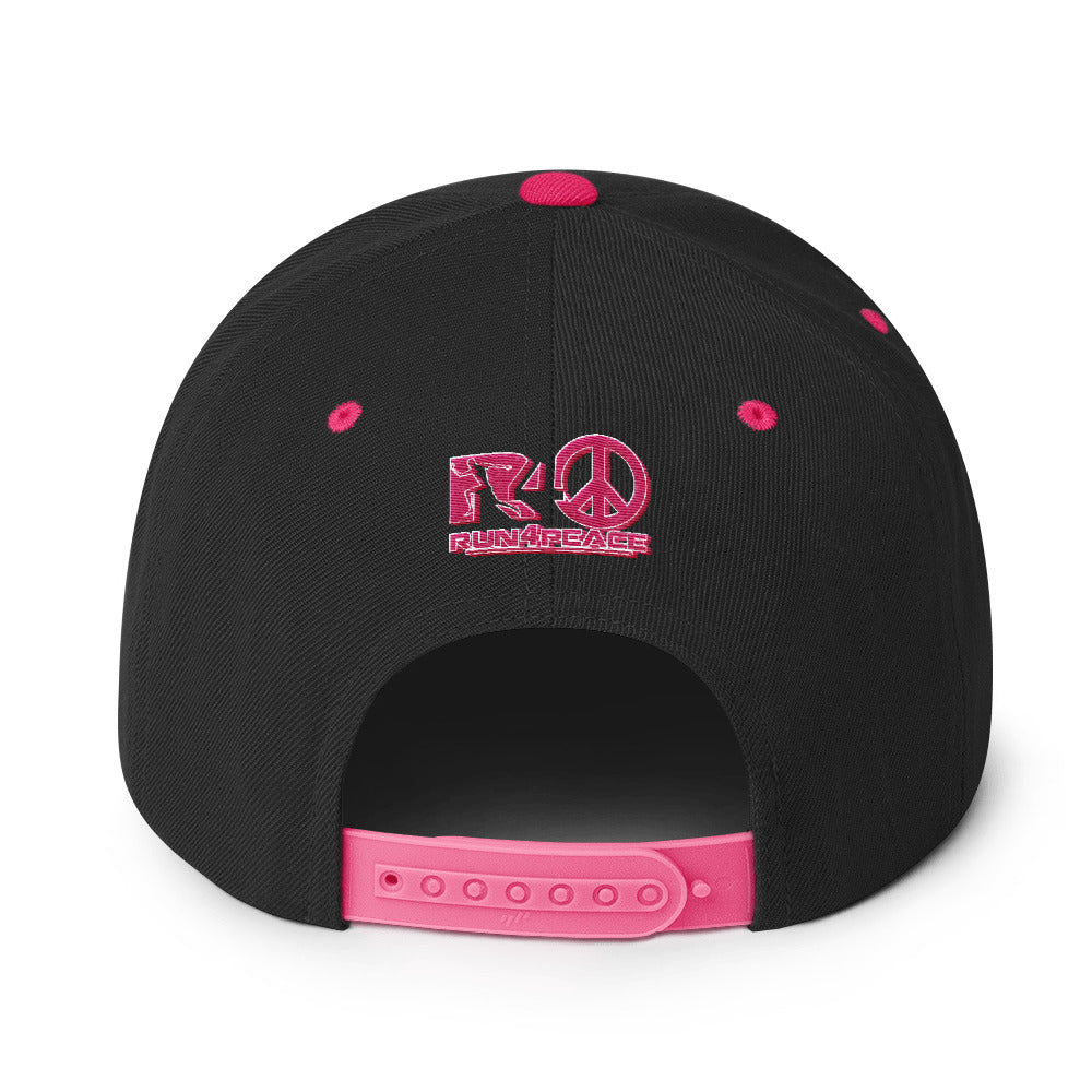 Run4peace Blk/Pink Snapback Hat