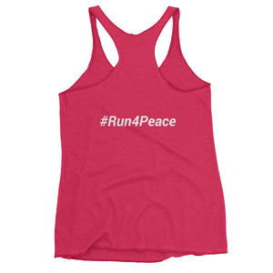 Tank top #Run4peace ColorBurst Women's tank top
