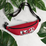 Run4peace Red/wht Fanny Pack