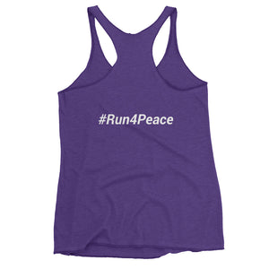 Tank top #Run4peace ColorBurst Women's tank top