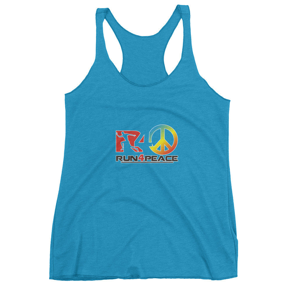 Tank top #Run4peace ColorBurst Women's tank top