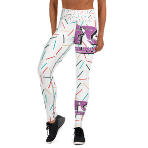 Run4peace Sprinkles/Purple Leggings