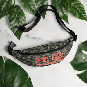 Run4peace Camo/Orange Fanny Pack