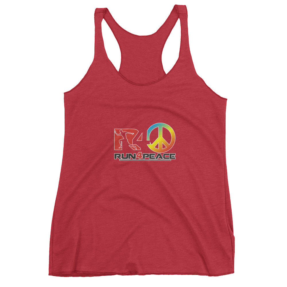 Tank top #Run4peace ColorBurst Women's tank top