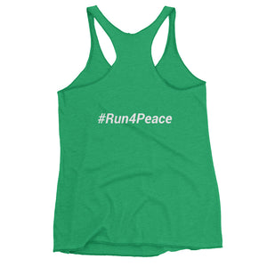 Tank top #Run4peace ColorBurst Women's tank top