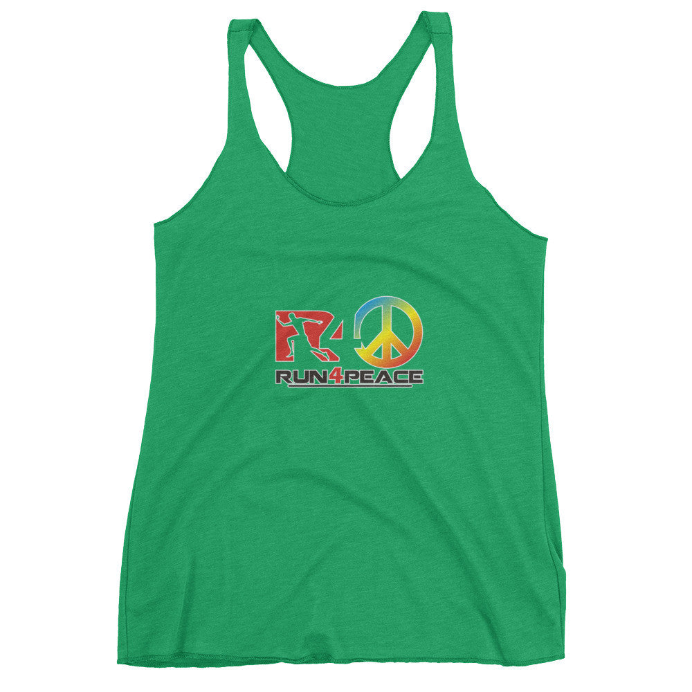 Tank top #Run4peace ColorBurst Women's tank top