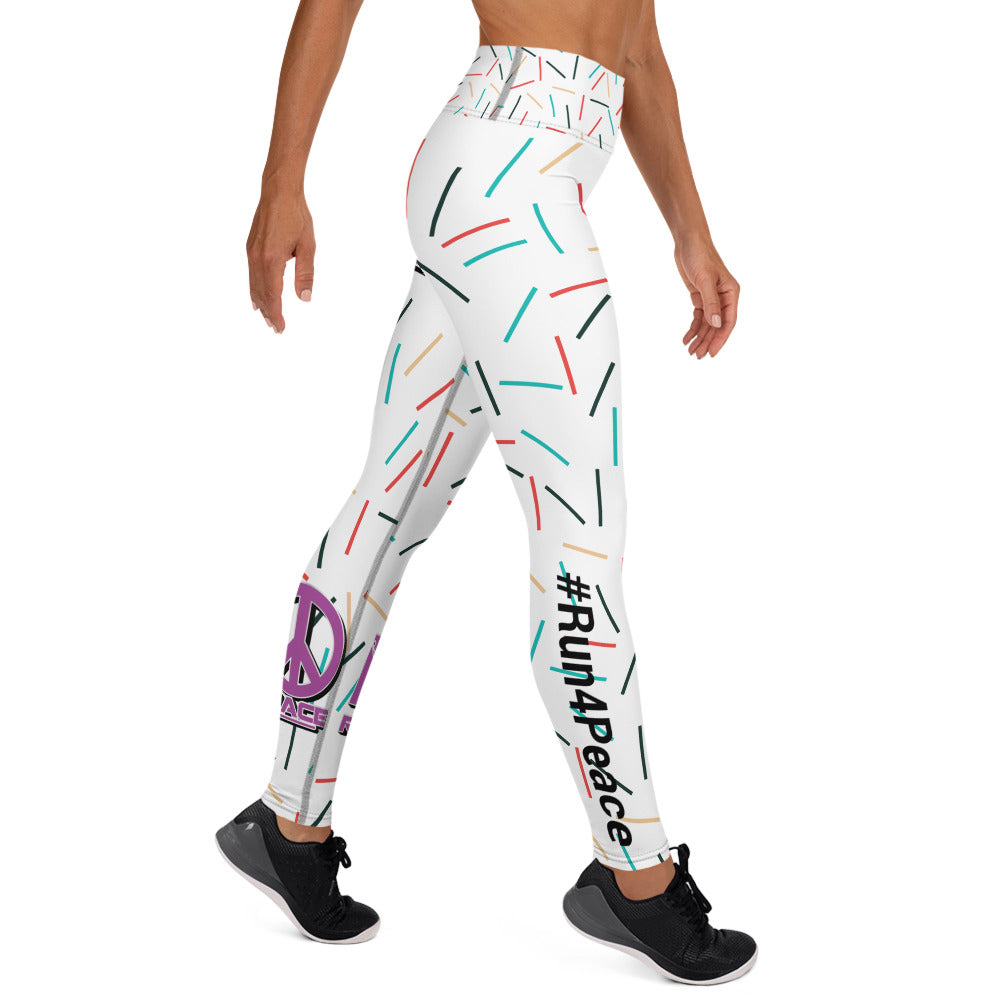Run4peace Sprinkles/Purple Leggings