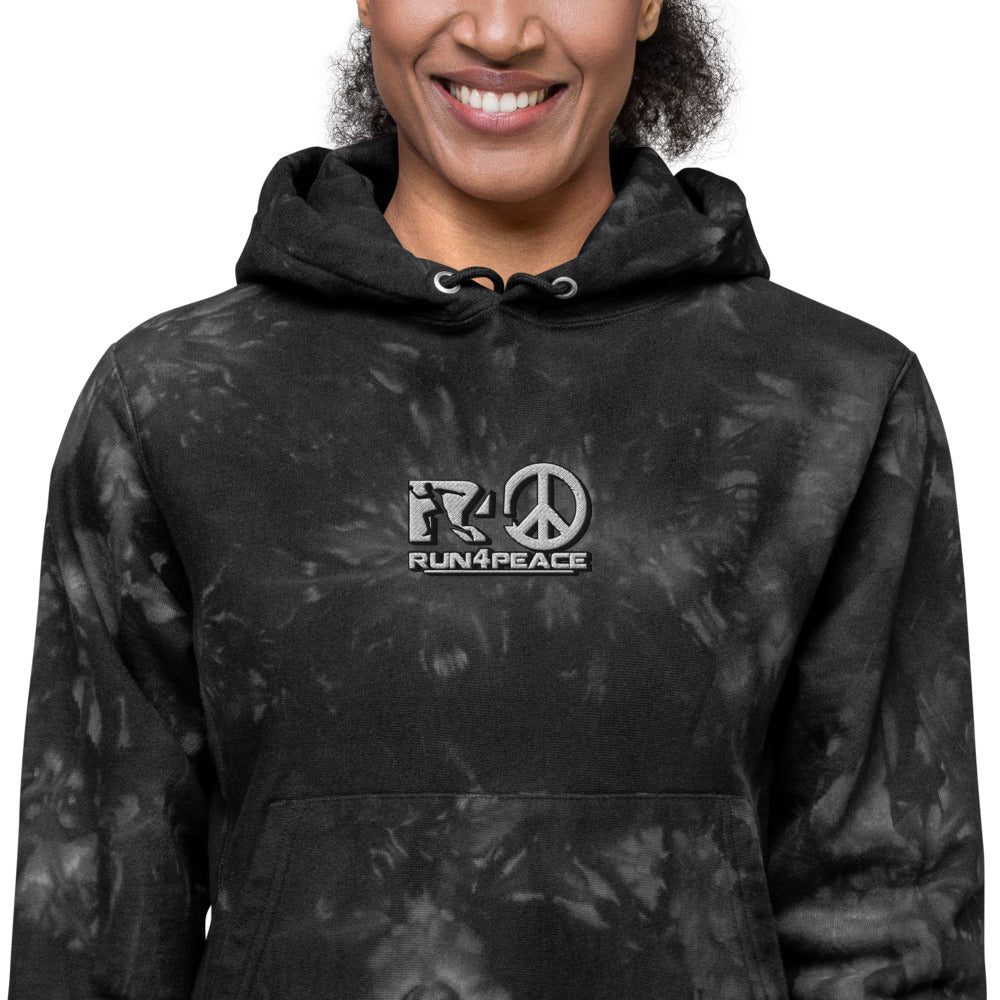 Run4peace Champion tie-dye hoodie