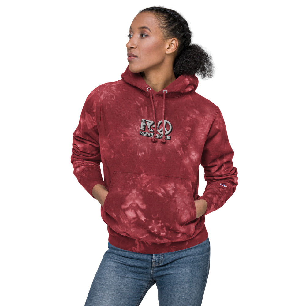 Run4peace Champion tie-dye hoodie