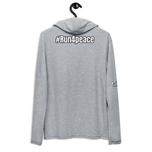 Run4peace grey Lightweight Hoodie