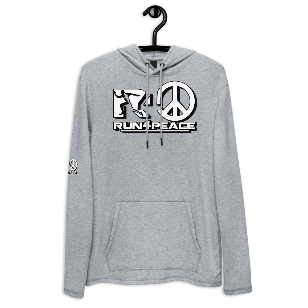 Run4peace grey Lightweight Hoodie